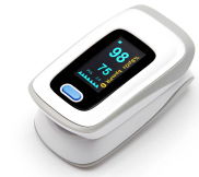 Bluetooth pulse oximeter paired with the InstaMD SmartHub